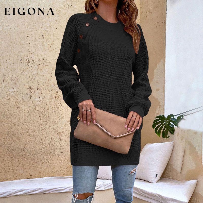 Casual Knitted Dress Black best Best Sellings casual dresses clothes Sale short dresses Topseller