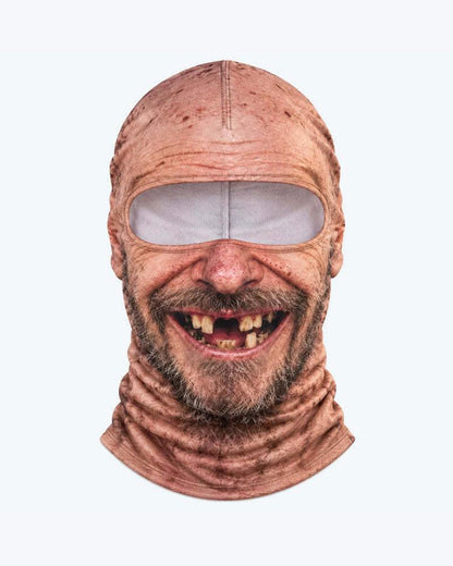Funny 3d Grumpy Old Man Ski Mask 2024f/w accessoires spring summer