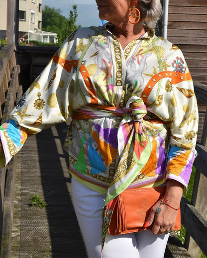 Bohemian Style Casual Blouse