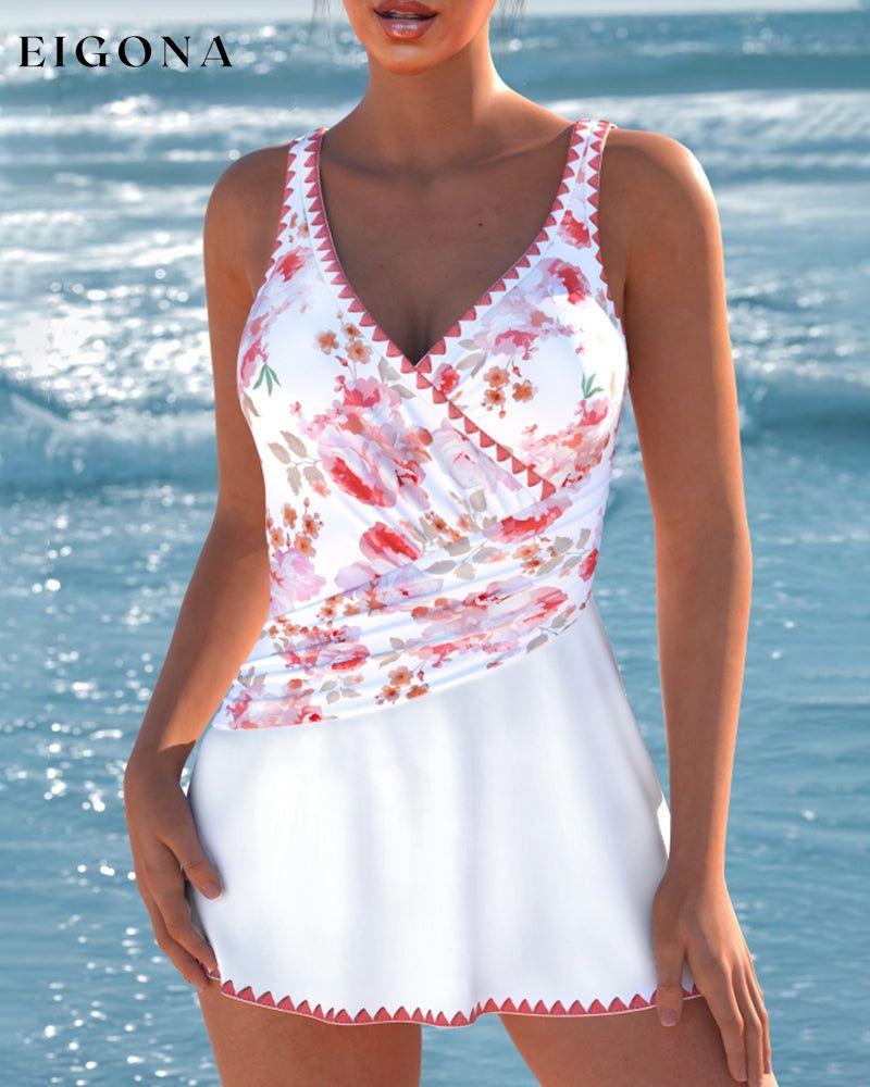 Skirt-style backless swimsuit summer swimdresses