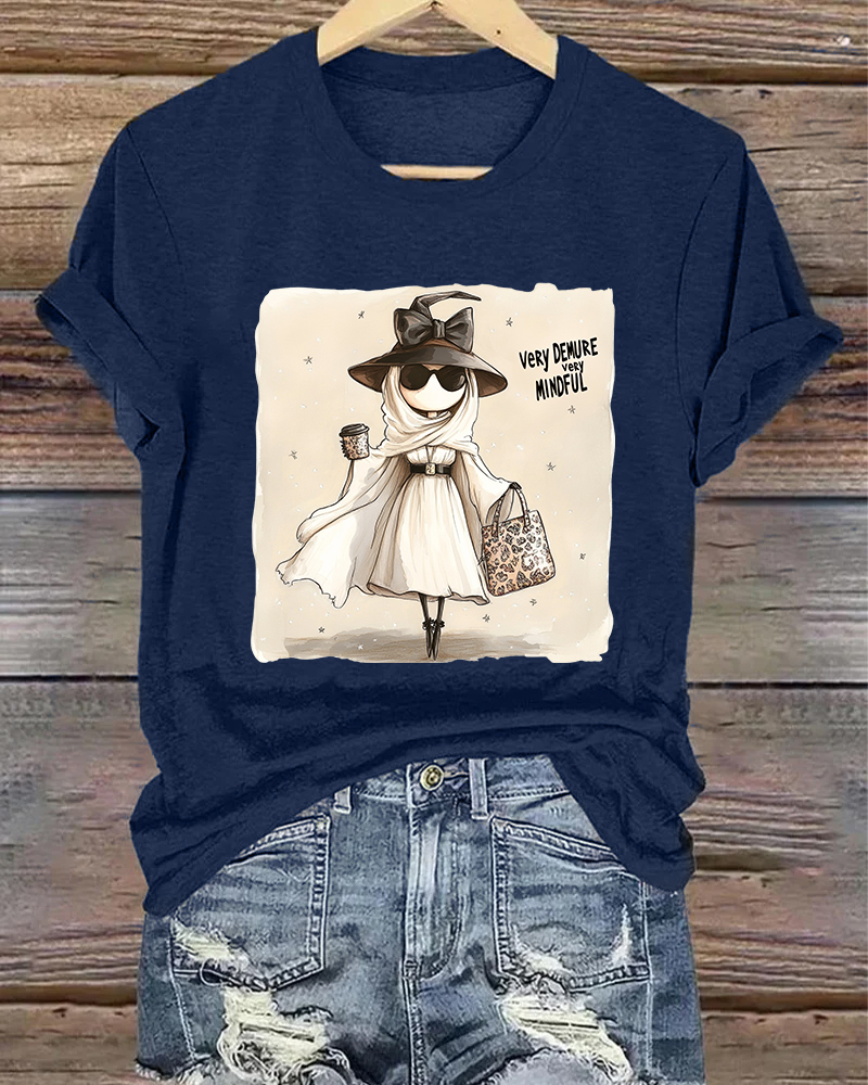 Very demure, very mindful T-shirt faith & slogan fall spring summer t-shirt t-shirts winter