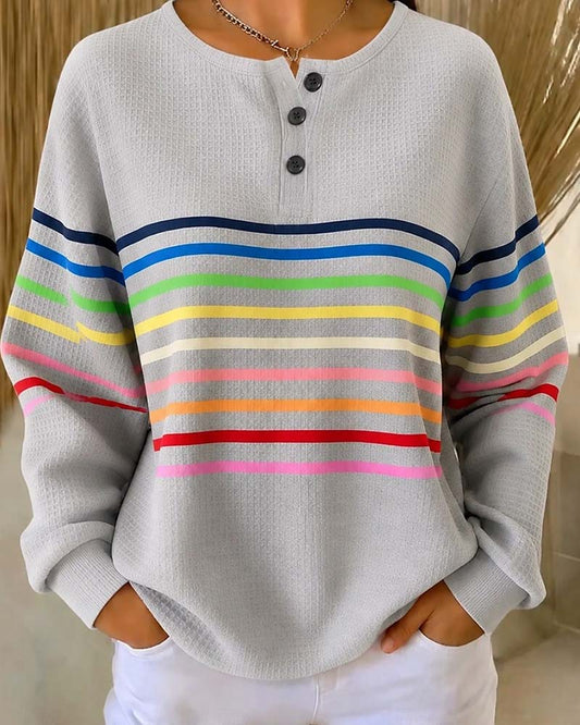Crew Neck Long Sleeve Sweatshirt 2024 f/w spring sweatshirts