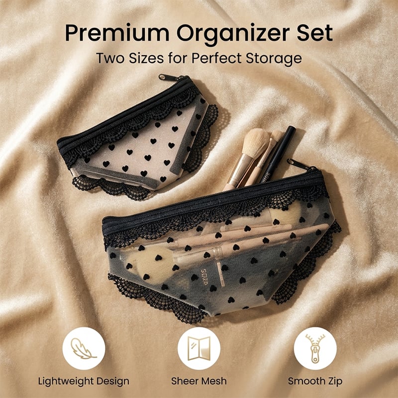 Heart-Shaped Triangular Bag bag storage bag