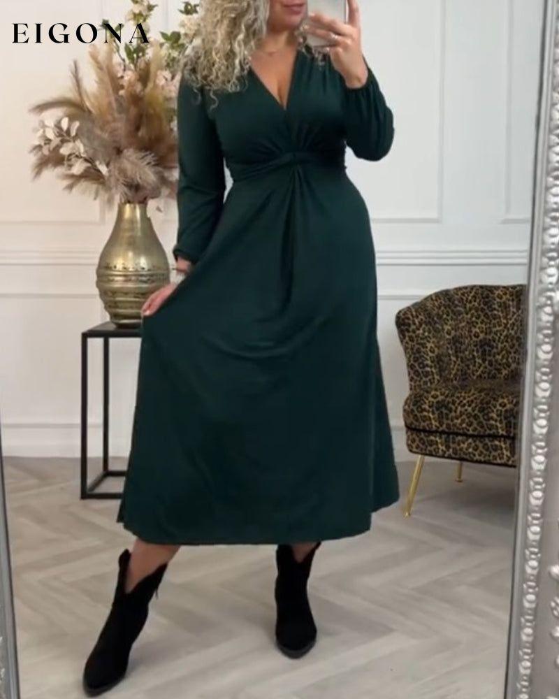 Sexy solid color Long Sleeve Dress 2023 f/w 23BF casual dresses Clothes Dresses