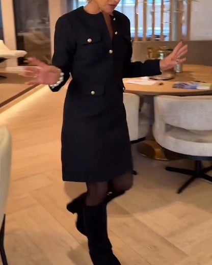 Elegant And Slim Chanel Style Dress