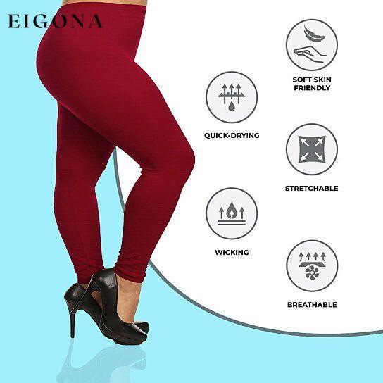 2-Pack: Plus Size Women's Ultra-Soft High Waisted Leggings __stock:1000 bottoms refund_fee:1200