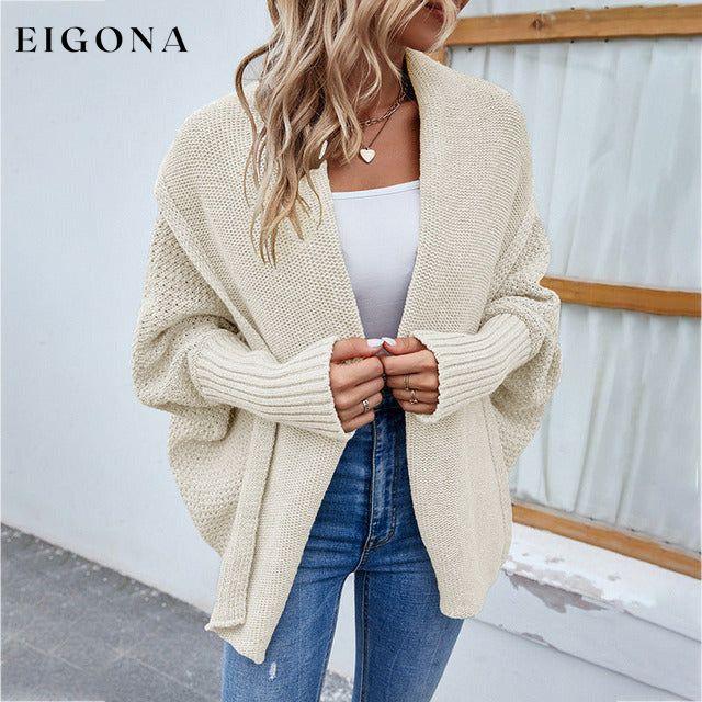 Casual Batwing Sleeve Cardigan Apricot best Best Sellings cardigan cardigans clothes Sale tops Topseller