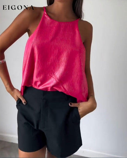 Solid color cami top blouses & shirts camis spring summer