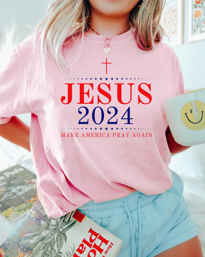 Jesus Christ 2024 T-shirt 2024 f/w christmas summer t-shirts