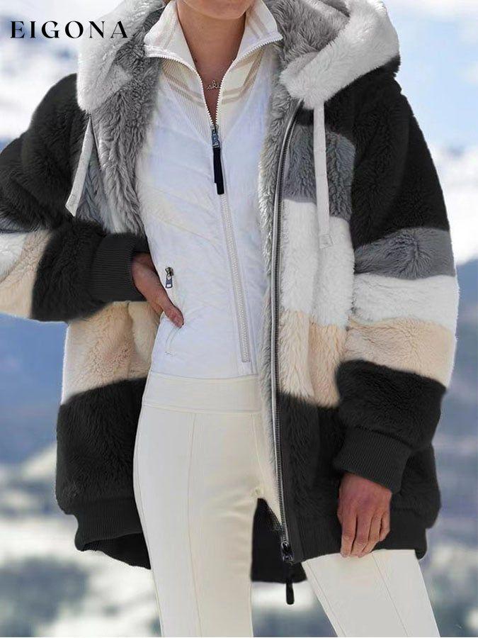 Casual Long Sleeve Wool Padded Coat top tops winter sale