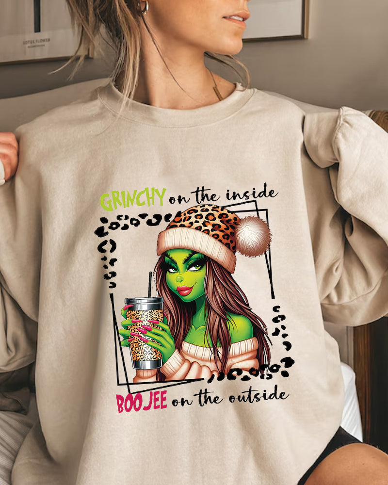 Women's Christmas Print Sweatshirt 2024 f/w christmas hoodies & sweatshirts women's christmas