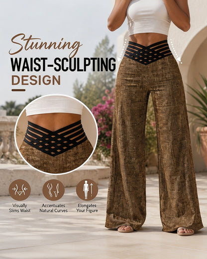 High Waist Casual Trendy Wide-Leg Pants