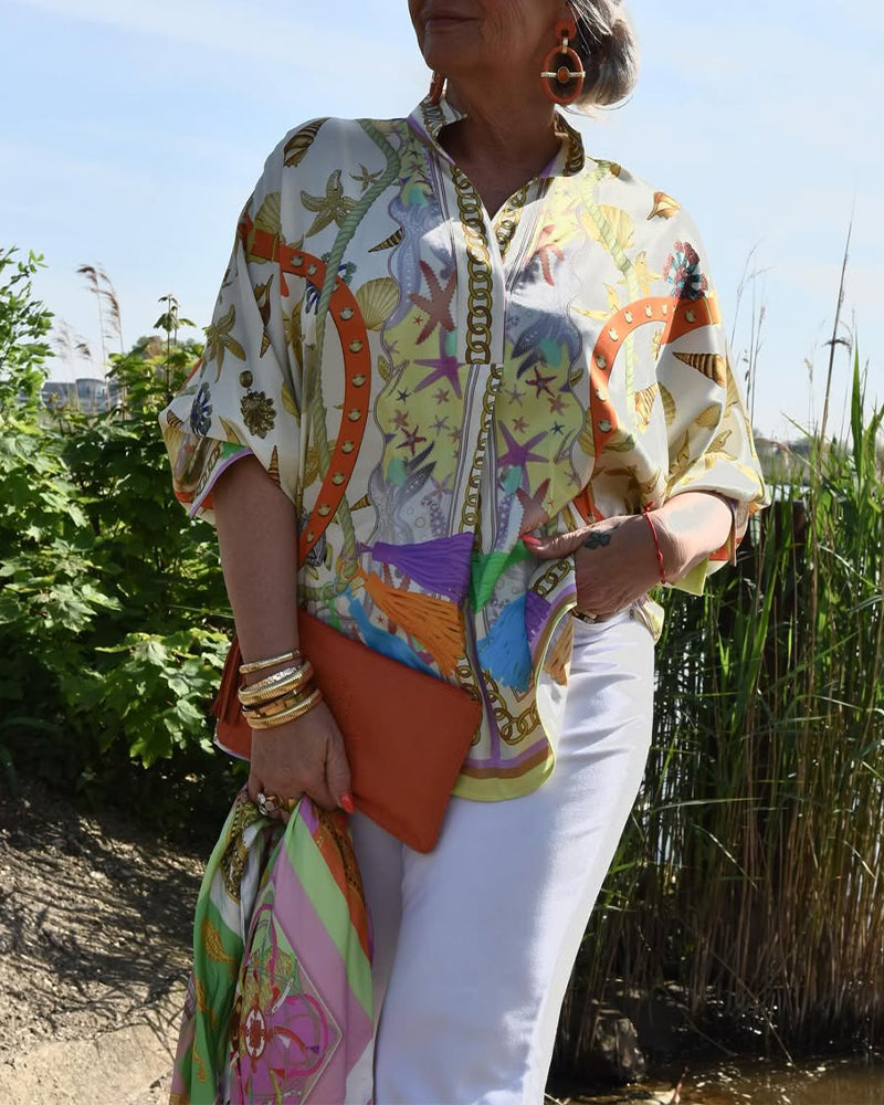 Bohemian Style Casual Blouse