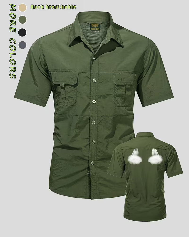 Casual Breathable Short Sleeve Shirt