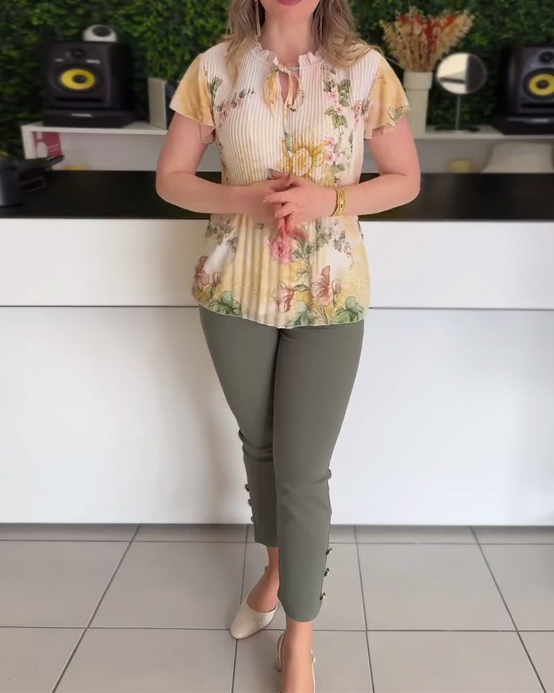 Camicetta elegante stampata