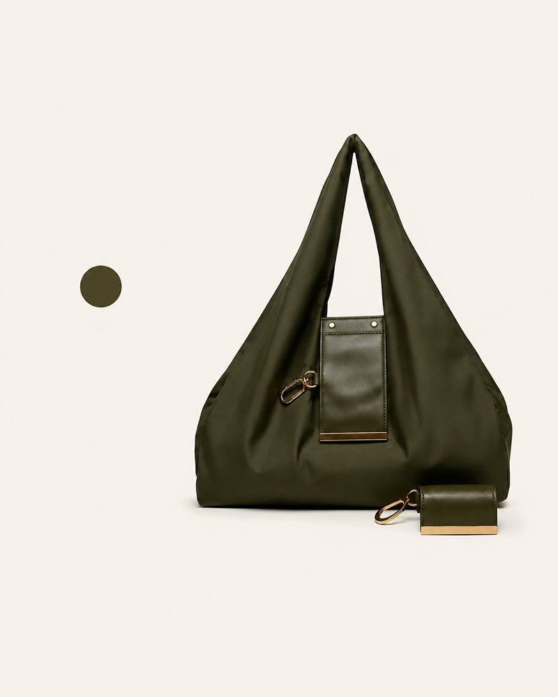 Charm Transformable Bag – Stylish Vegan Leather Tote & Keychain Charm 2024 f/w accessories spring summer