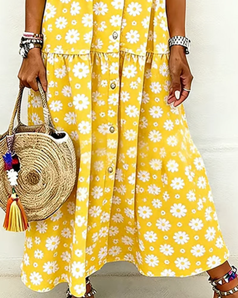 Daisy V-Neck Dress