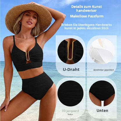 Women's High-Waisted Push-Up Bikini