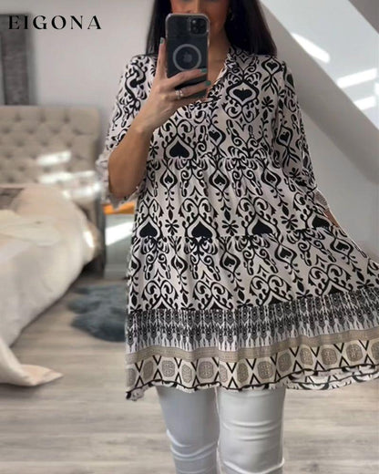 Elegant Loose Half Sleeve Dress casual dresses spring summer