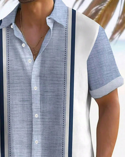 Color-block Short-sleeve Shirt