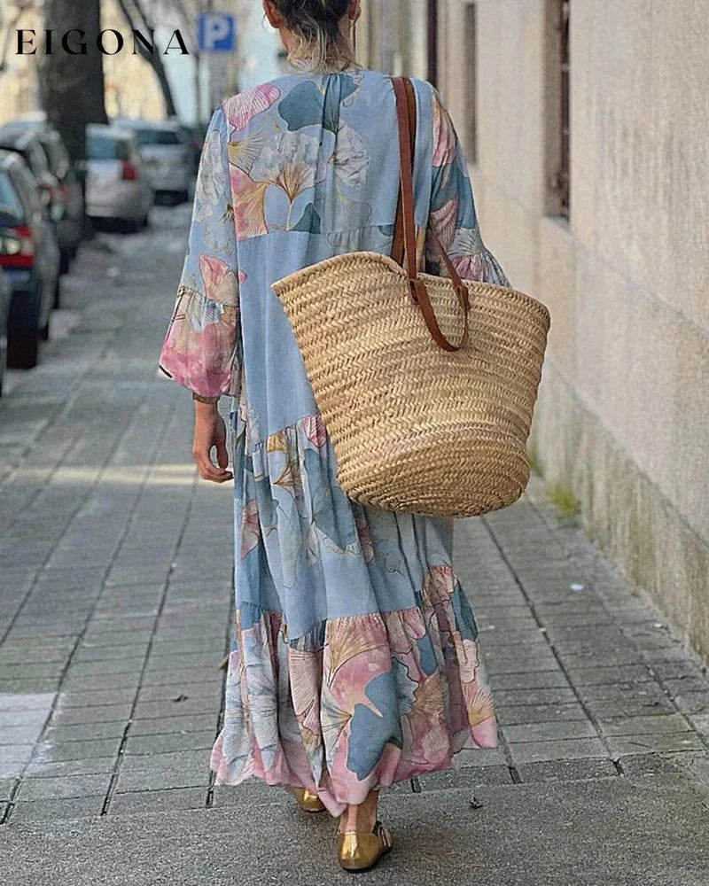 Sweet Printed Loose Dress elegant dress Elegant dresses Style Elegant