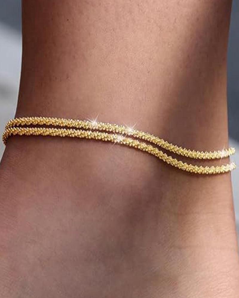 Double Layered Anklets