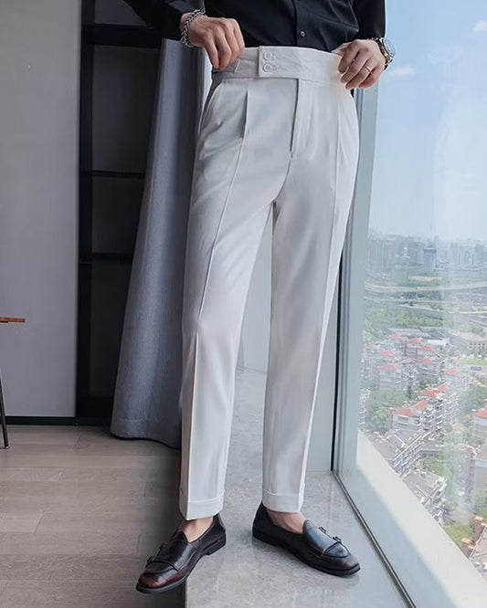 Men's Pocket Solid Casual Dress Pant pants man spring summer