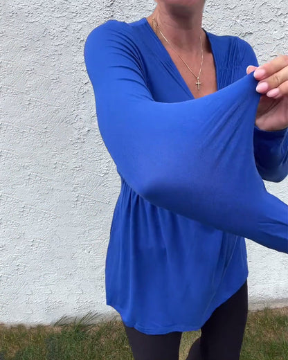 Sexy Deep V Twist Top