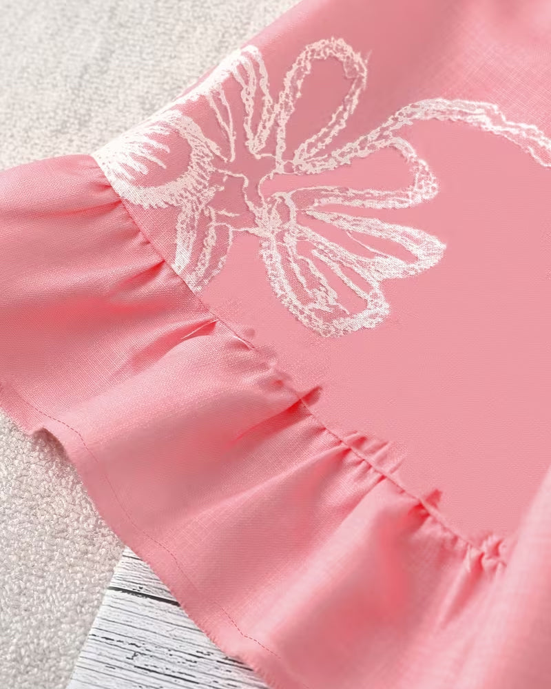 V-Neck Elegant Puff Sleeve Blouse