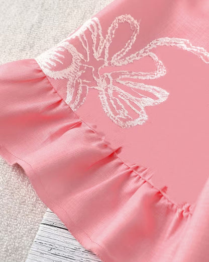 V-Neck Elegant Puff Sleeve Blouse