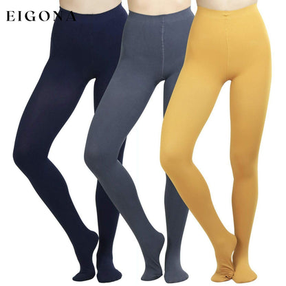 3-Pack: ToBeInStyle Women's Warm Thermal Tights Lightning Storm __stock:100 bottoms refund_fee:1200