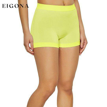 3-Pack: Women's 12" Seamless Leggings Biker Shorts bottoms refund_fee:800