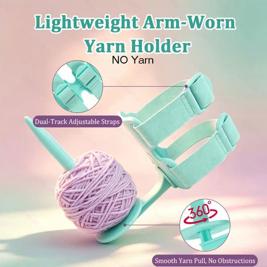 Adjustable Arm Yarn Holder for Knitting & Crochet 2024 f/w accessories spring summer