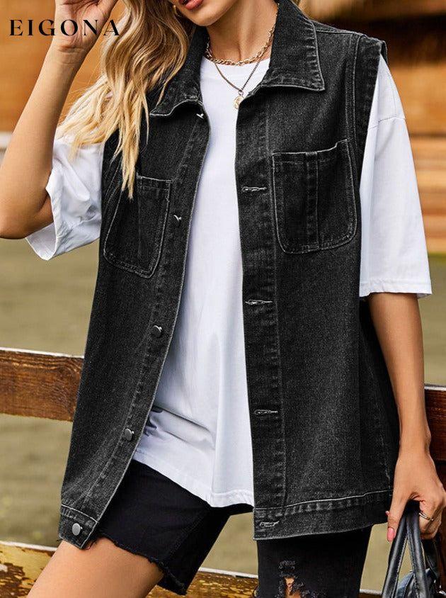 Sleeveless Denim Jacket clothes M.F Ship From Overseas Shipping Delay 09/29/2023 - 10/02/2023 trend