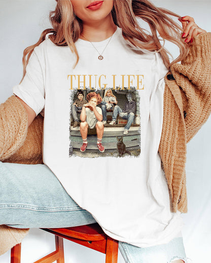 Thug Life Hocus Pocus Shirt / Sanderson Sisters Shirt / Bad Witches Shirt / Spooky Season Shirt / Funny Halloween Shirt 2024 f/w halloween spring summer t-shirts