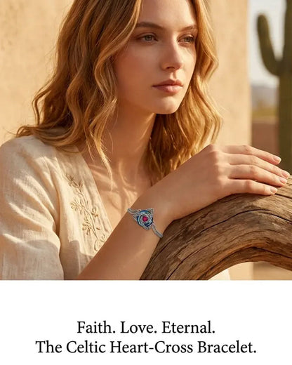 Birthstone Trinity Knot Bracelet