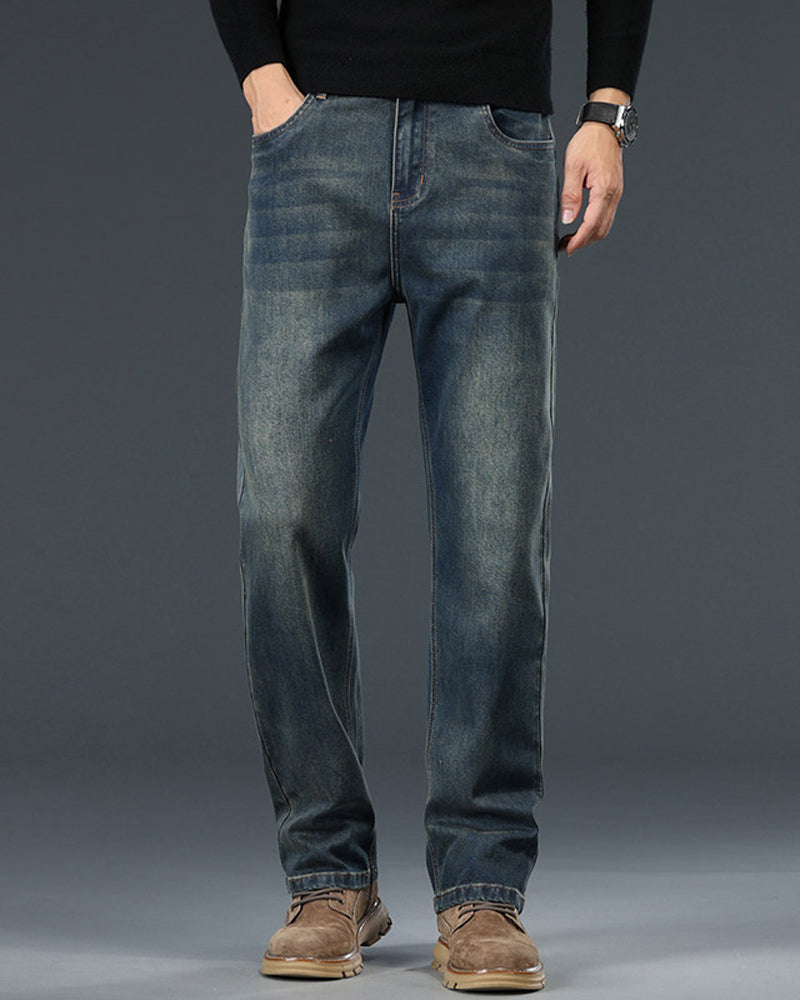 Men's Mid-High Waist Vintage Pants