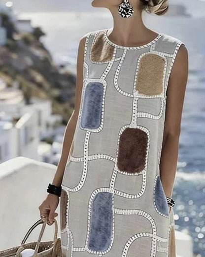 Straight Sleeveless Dress