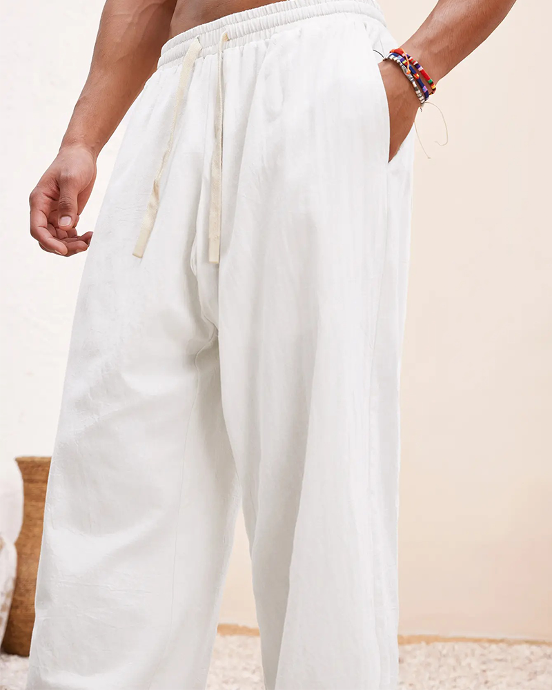Men's Casual Straight Leg Pants