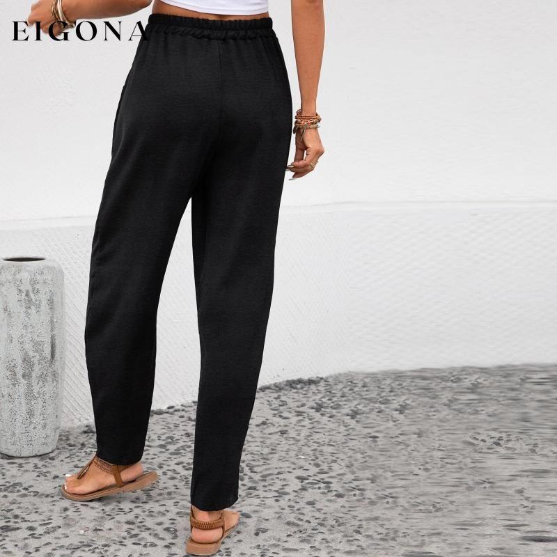 Casual Solid Color Trousers best Best Sellings bottoms clothes pants Sale Topseller