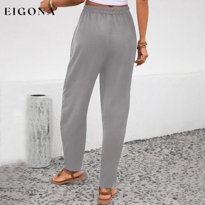 Casual Solid Color Trousers best Best Sellings bottoms clothes pants Sale Topseller
