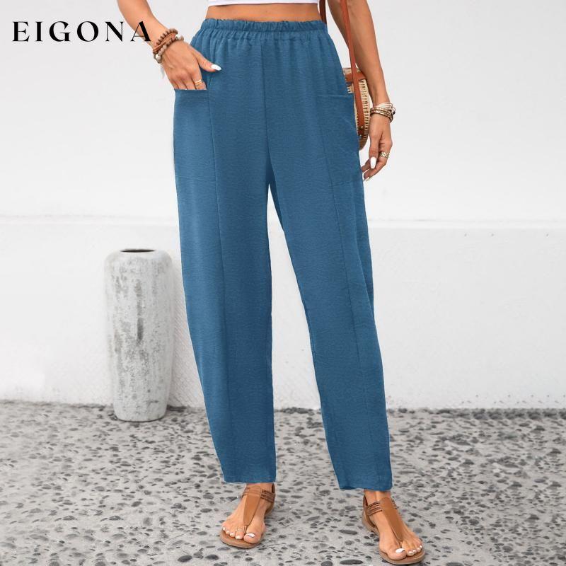 Casual Solid Color Trousers best Best Sellings bottoms clothes pants Sale Topseller