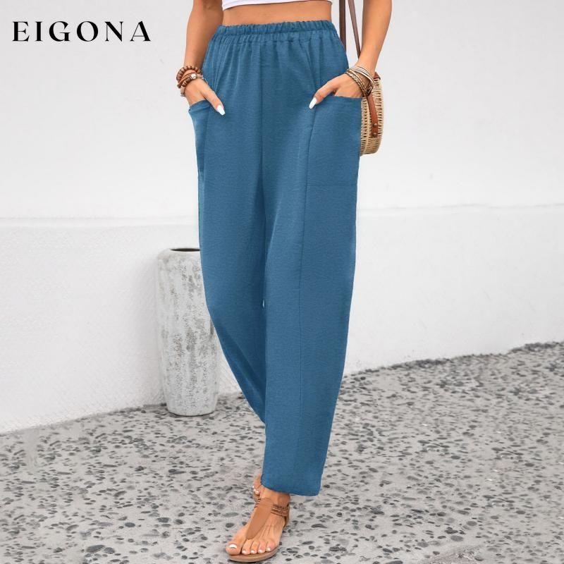 Casual Solid Color Trousers best Best Sellings bottoms clothes pants Sale Topseller