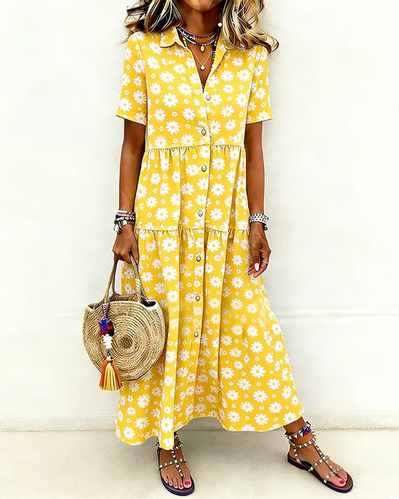 Daisy V-Neck Dress