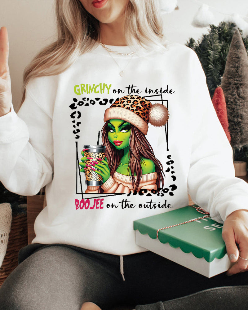 Women's Christmas Print Sweatshirt 2024 f/w christmas hoodies & sweatshirts women's christmas