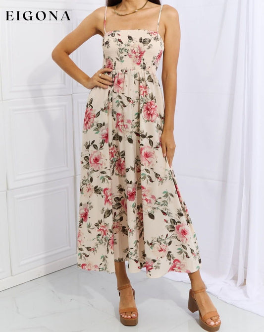 Sleeveless Floral Maxi Dress in Pink Floral BFCM - Up to 50 Percent Off casual dress casual dresses clothes dress dresses evening dress evening dresses maxi dress midi dress Onetheland Ship from USA