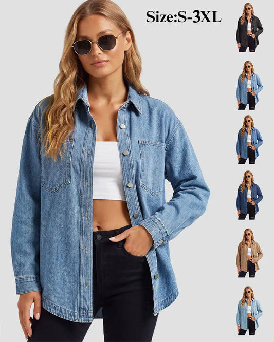 Long Sleeve Lapel Shirt 2024 f/w blouses & shirts spring