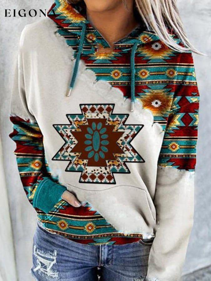 National Printed Hooded Sweatshirt