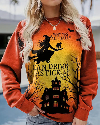 Plus Size Halloween Gothic Sweatshirt 2024 f/w halloween sweatshirts