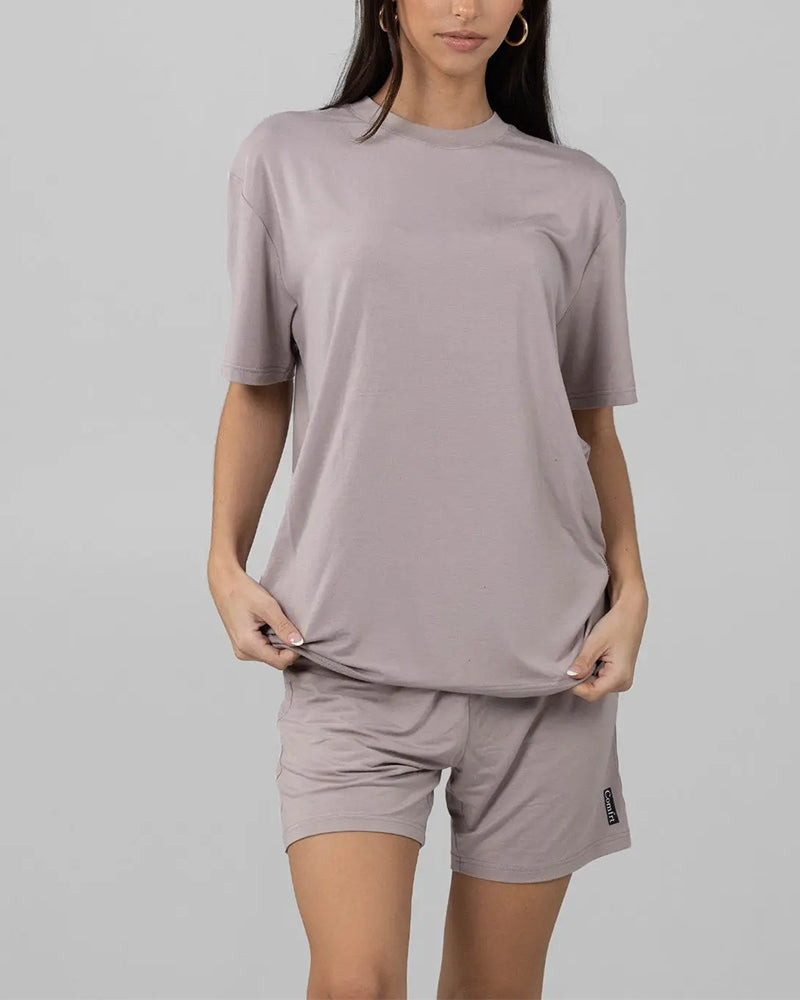 Round Neck Casual Loungewear Set